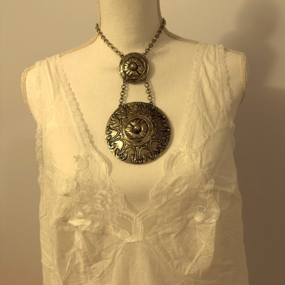Vintage Cotton and Lace Slip